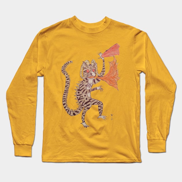 Demon Don Long Sleeve T-Shirt by HobartGatoLocoFrolley